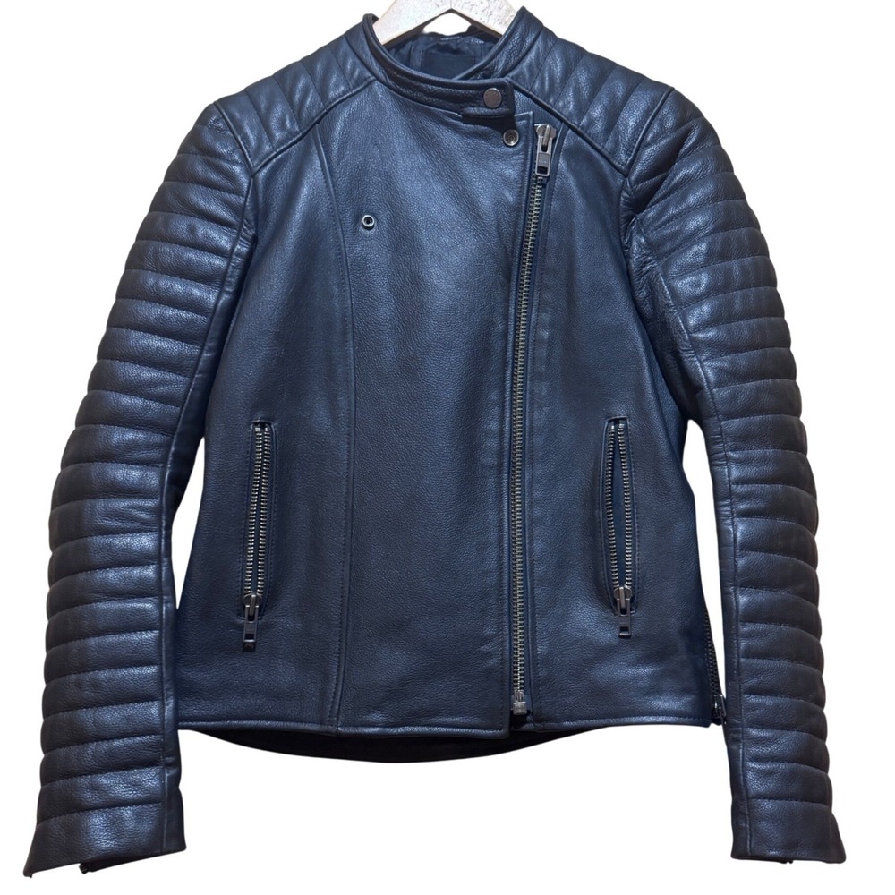 ATWYLD All Time Moto Jacket 2.0 Black Leather Wmns Motorcycle Biker Jacket S